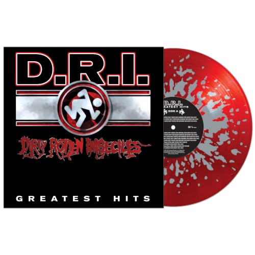 D.R.I. - Greatest Hits (Limited Edition) [Red/Silver Splatter Vinyl] Vinyl