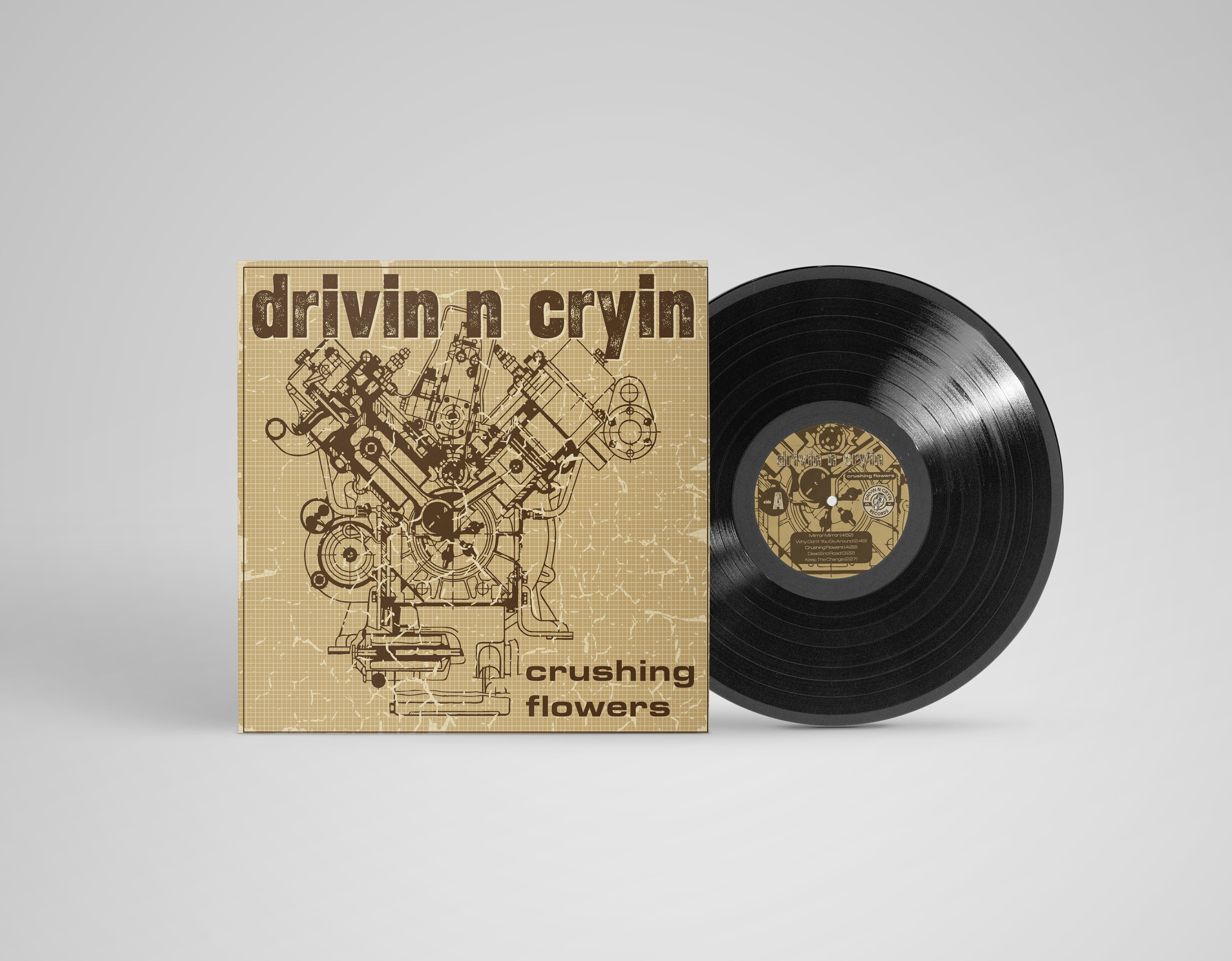 Drivin N Cryin - Crushing Flowers (Black Vinyl) Vinyl