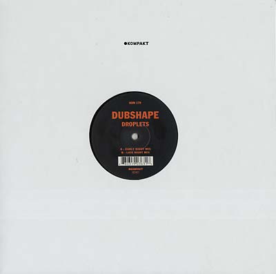 DUBSHAPE - Droplets Vinyl 12"