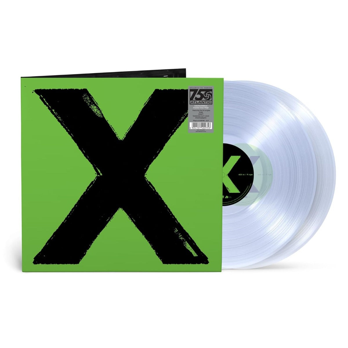 Ed Sheeran - X (Clear Vinyl, 45 RPM) ( 2 Lp's) Vinyl