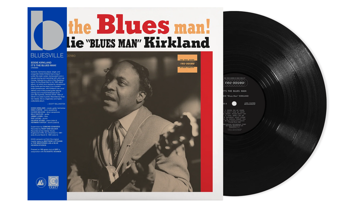 Eddie Kirkland - It's The Blues Man! (Bluesville Acoustic Sounds Series) [180G LP] Vinyl