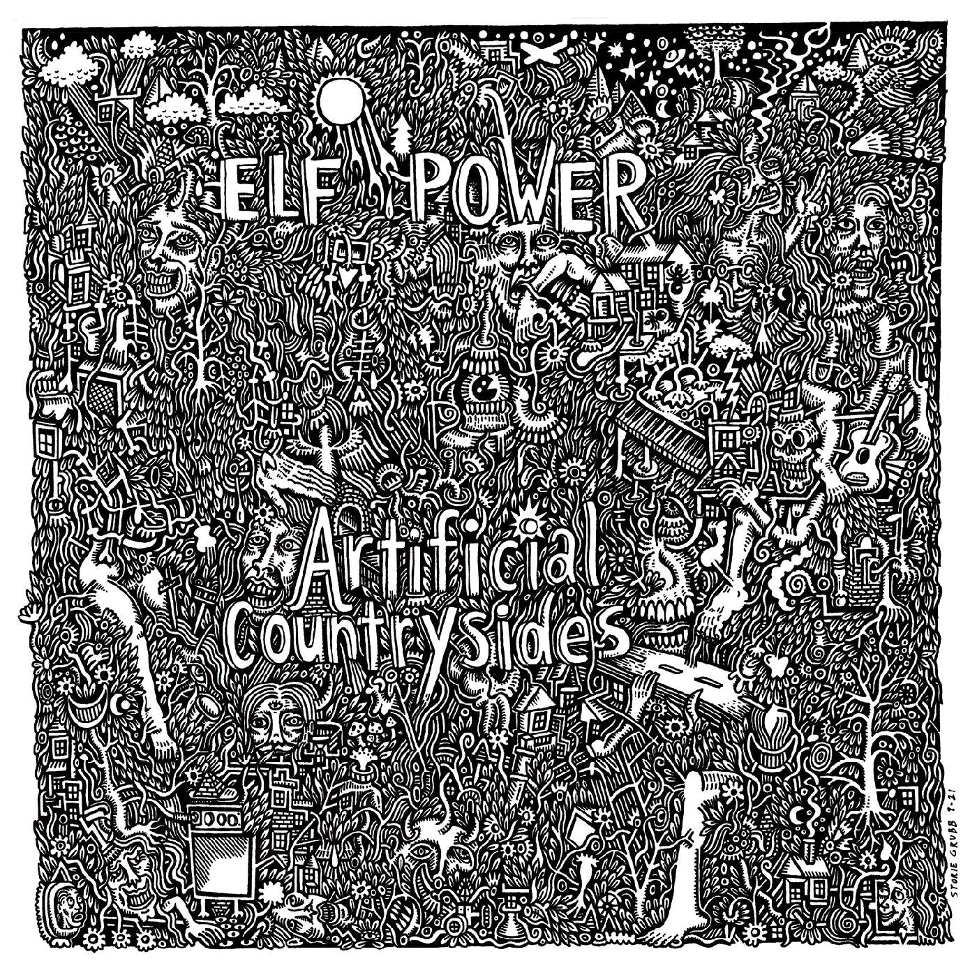Elf Power - Artificial Countrysides (CLEAR PURPLE VINYL) Vinyl LP Limited Edition Clear Purple Vinyl