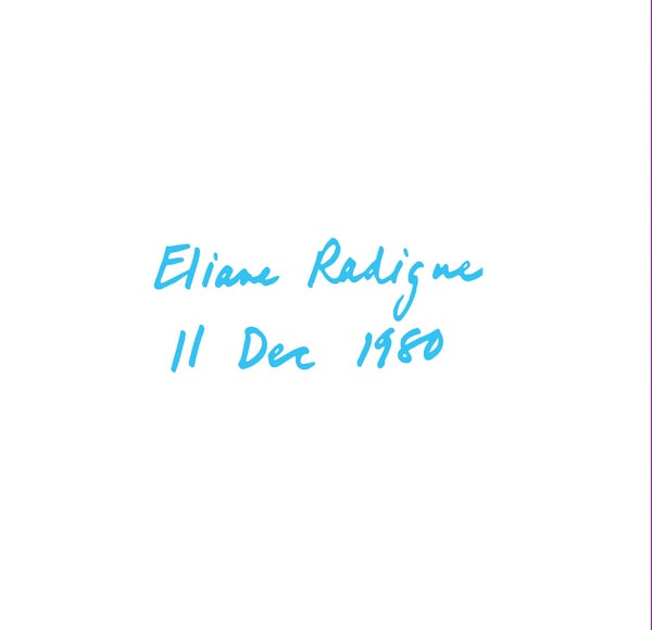 ELIANE RADIGUE - 11 Dec 80 CD 2CD