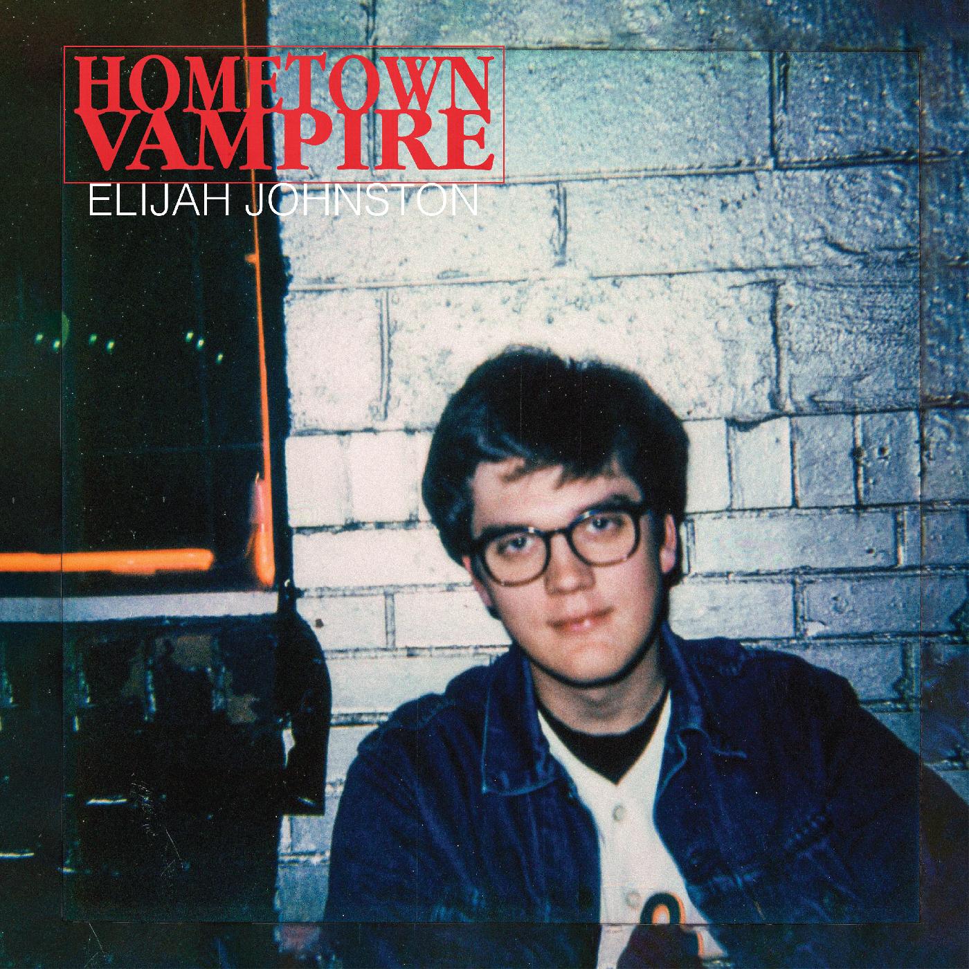 Elijah Johnston - Hometown Vampire Vinyl LP Autographed, Jacket, Printed Insert, White Sleeve