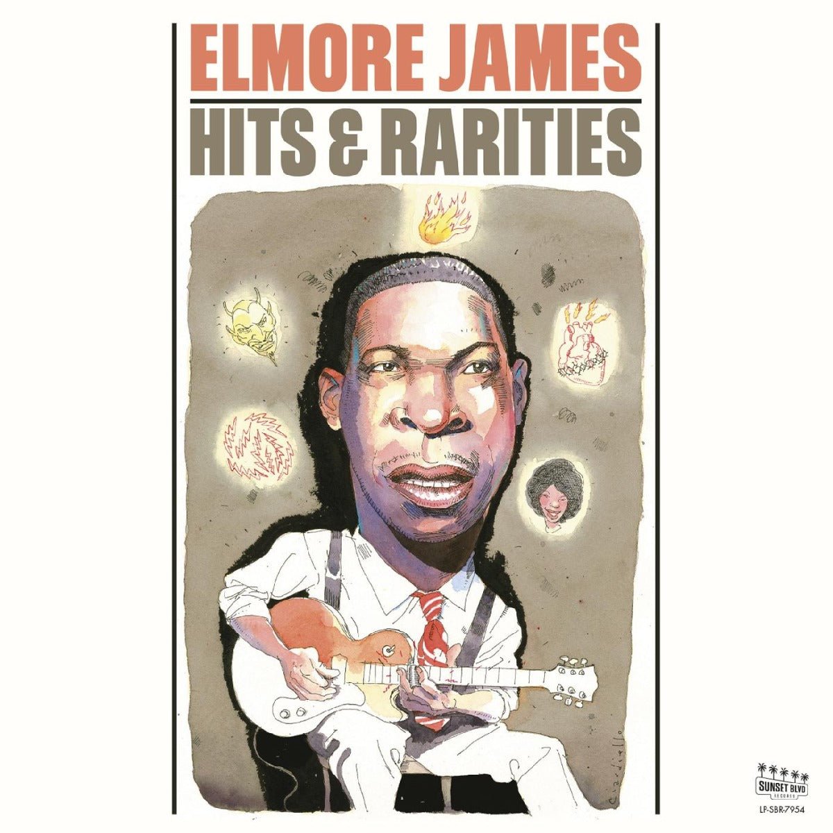 Elmore James - Hits & Rarities (12" 180G Black Vinyl) Vinyl 12" Vinyl 180 Gram BLACK Vinyl. New original artwork exclusive to this package created by Joe Ciard