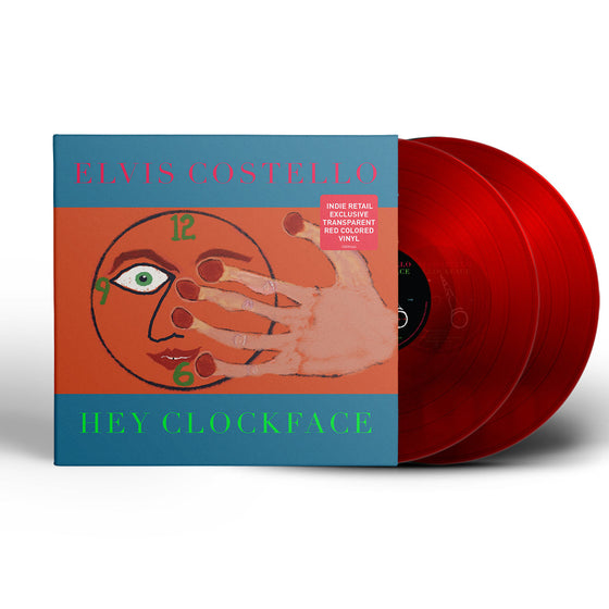 Elvis Costello - Hey Clockface (Gatefold LP Jacket, Clear red Vinyl, Indie Exclusive) Vinyl