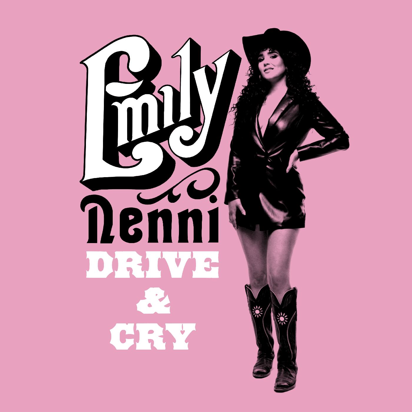 Emily Nenni - Drive & Cry Vinyl LP, Jacket, Sleeve, Marketing Sticker