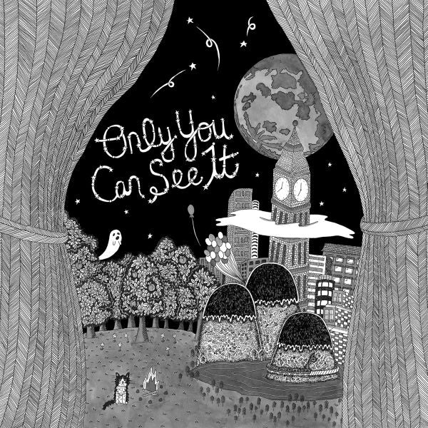 Emily Reo - Only You Can See It (BLACK IN CLEAR VINYL) Vinyl Single Sleeve LP w/ DL - Black within clear