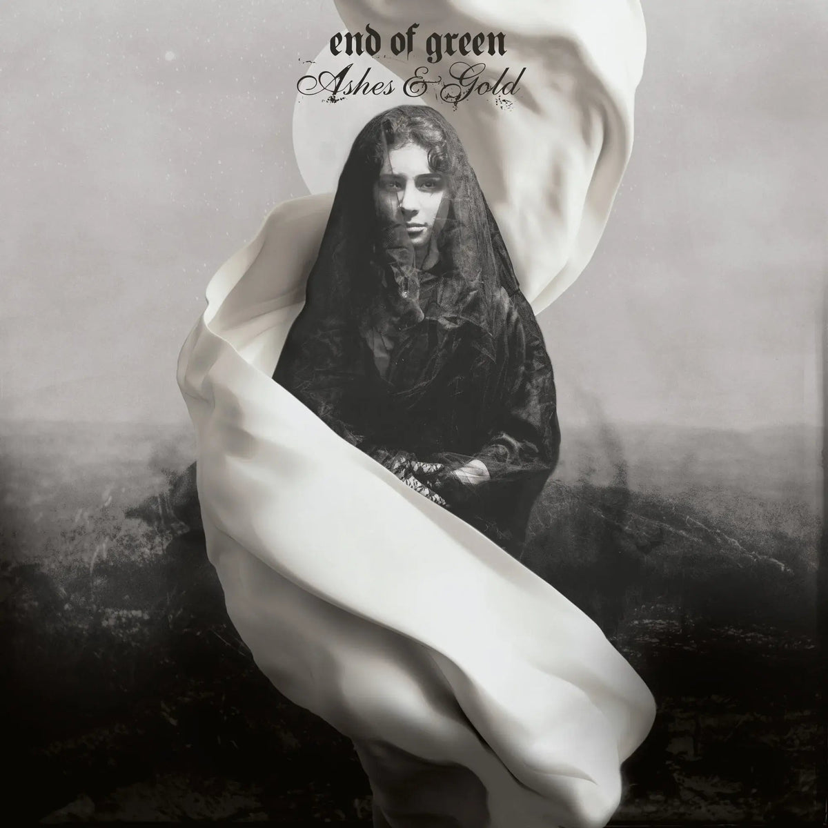 End Of Green - Ashes & Gold [Grey Marbled] Vinyl