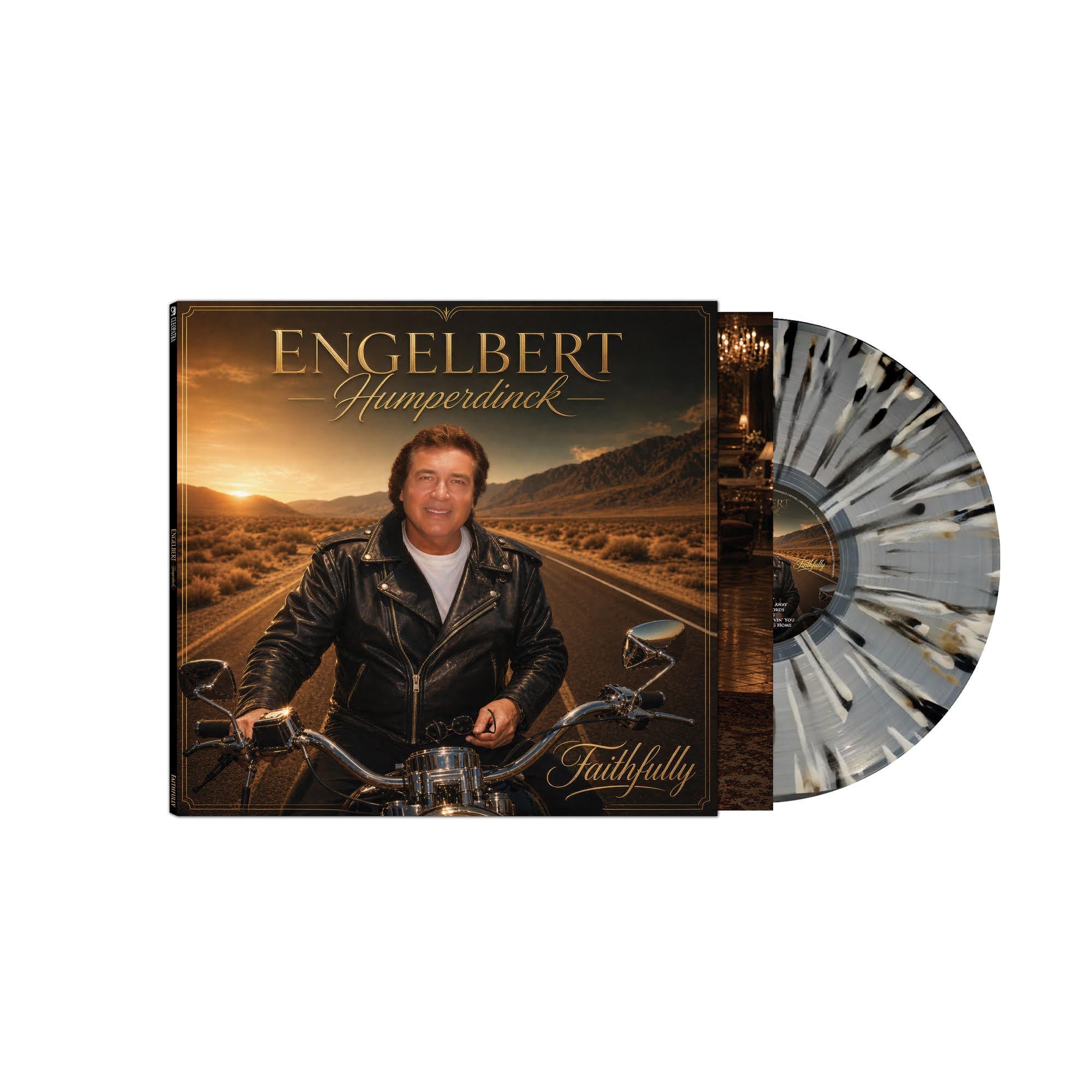 Engelbert Humperdinck - Faithfully [Black/Clear/Gold/White Splatter] Vinyl