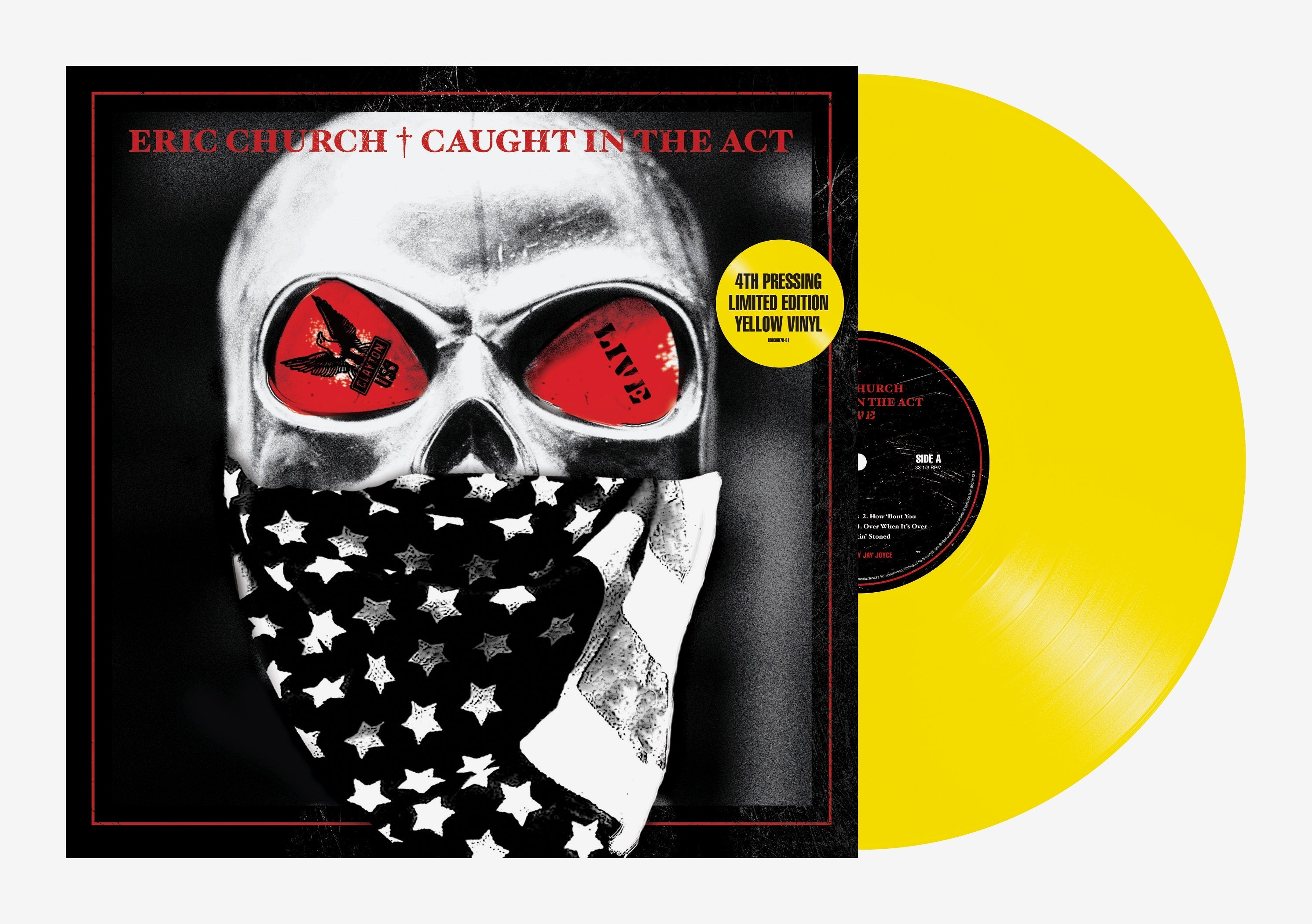 Eric Church - Caught In The Act: Live [Yellow 2 LP] Vinyl