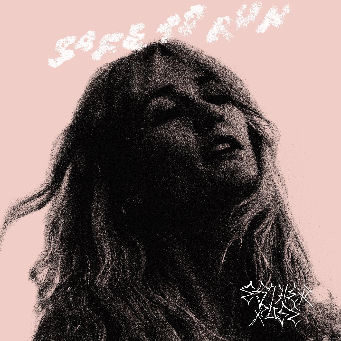 Esther Rose - Safe to Run (GLACIAL BLUE VINYL) Vinyl LP Glacial Blue Vinyl, Jacket, Black Sleeve, Marketing Sticker