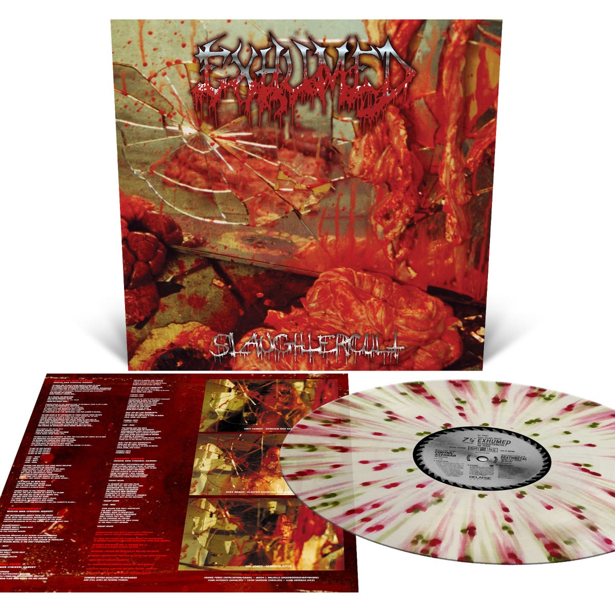 Exhumed - Slaughtercult (Milky Clear with Splatter) Vinyl