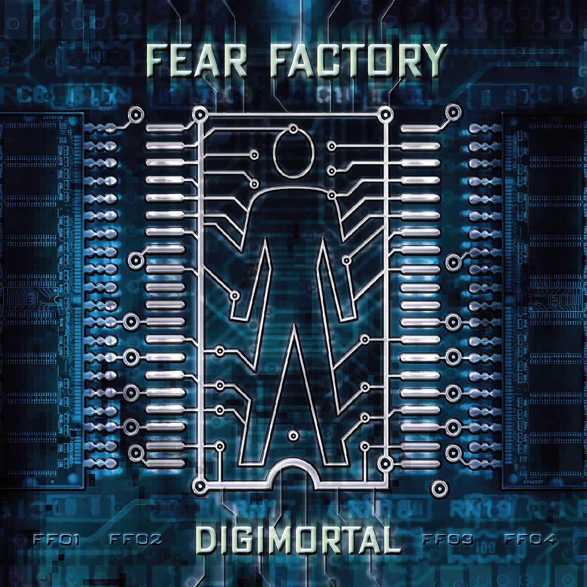 Fear Factory - Digimortal (Remastered Expanded 25Th Anniversary) (Black & Blue Splatter Vinyl) Vinyl