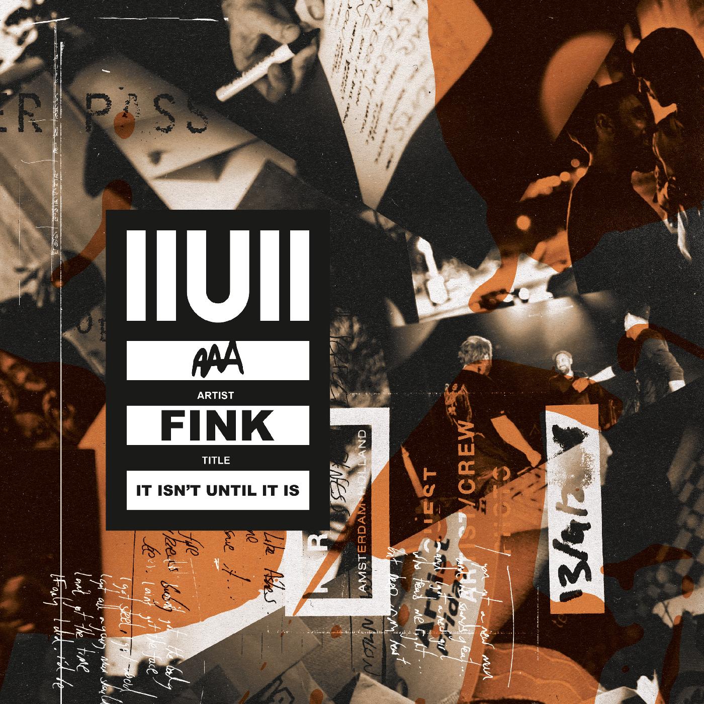 Fink - IIUII Vinyl 2LP 140g black vinyl printed inner sleeve + gatefold sleeve  Recyclable bio-based shrinkwrap [w/