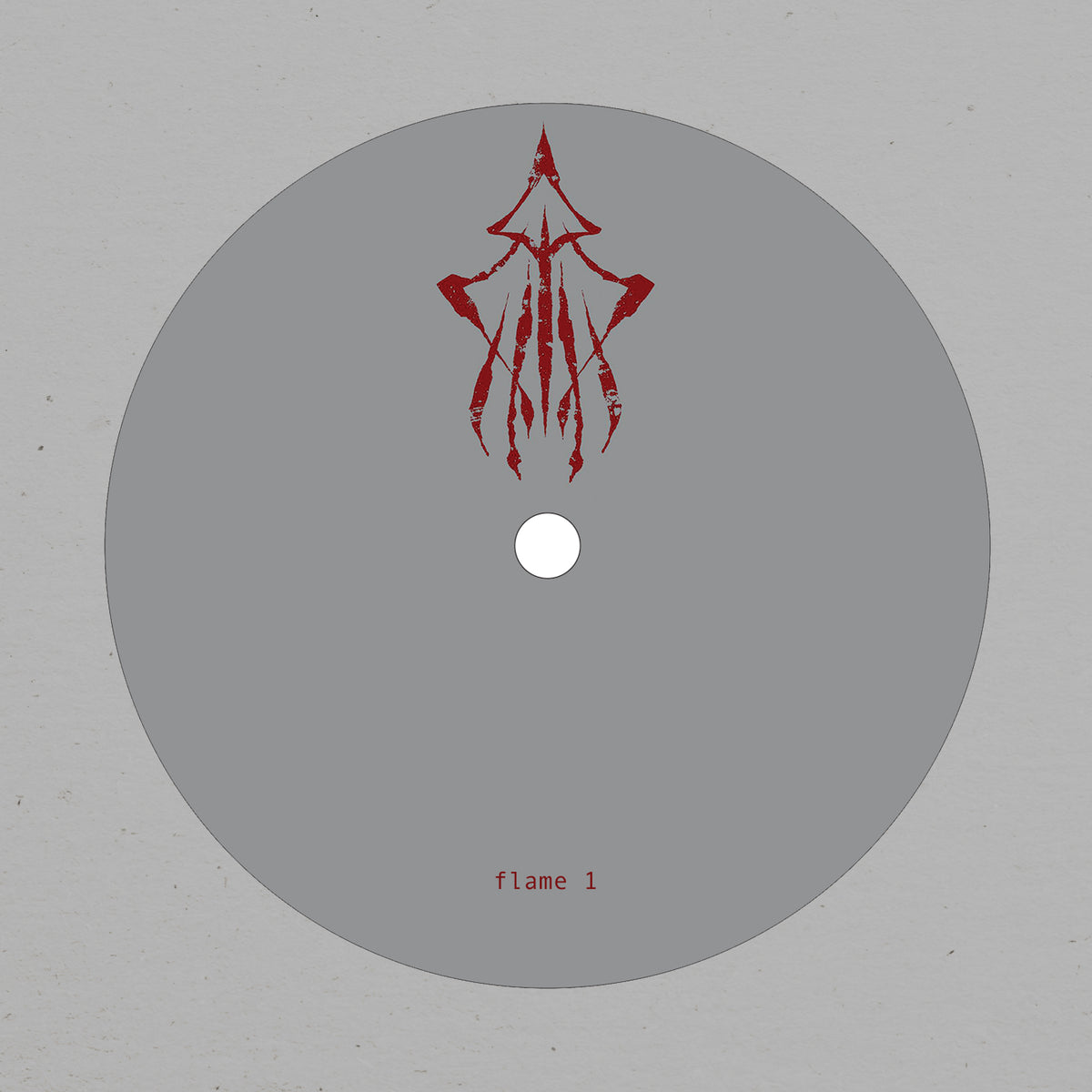 Flame 1 - Fog / Shrine Vinyl 12 Single in thick grey card discobag. Includes download card.