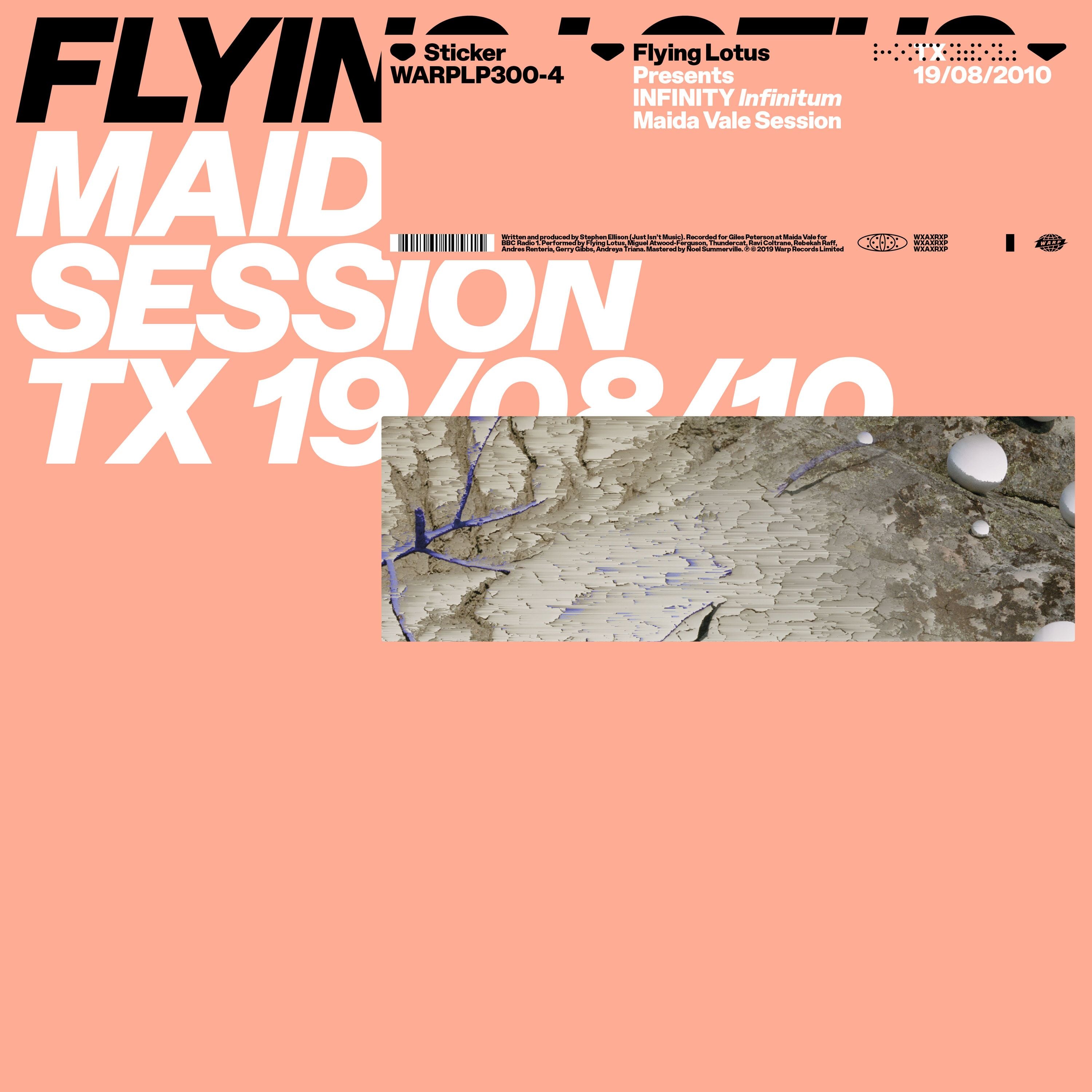 Flying Lotus - Presents INFINITY "Infinitum" - Maida Vale Session Vinyl 12" Vinyl in printed inner sleeve, in printed outer sleeve with spot gloss UV. Download card insert