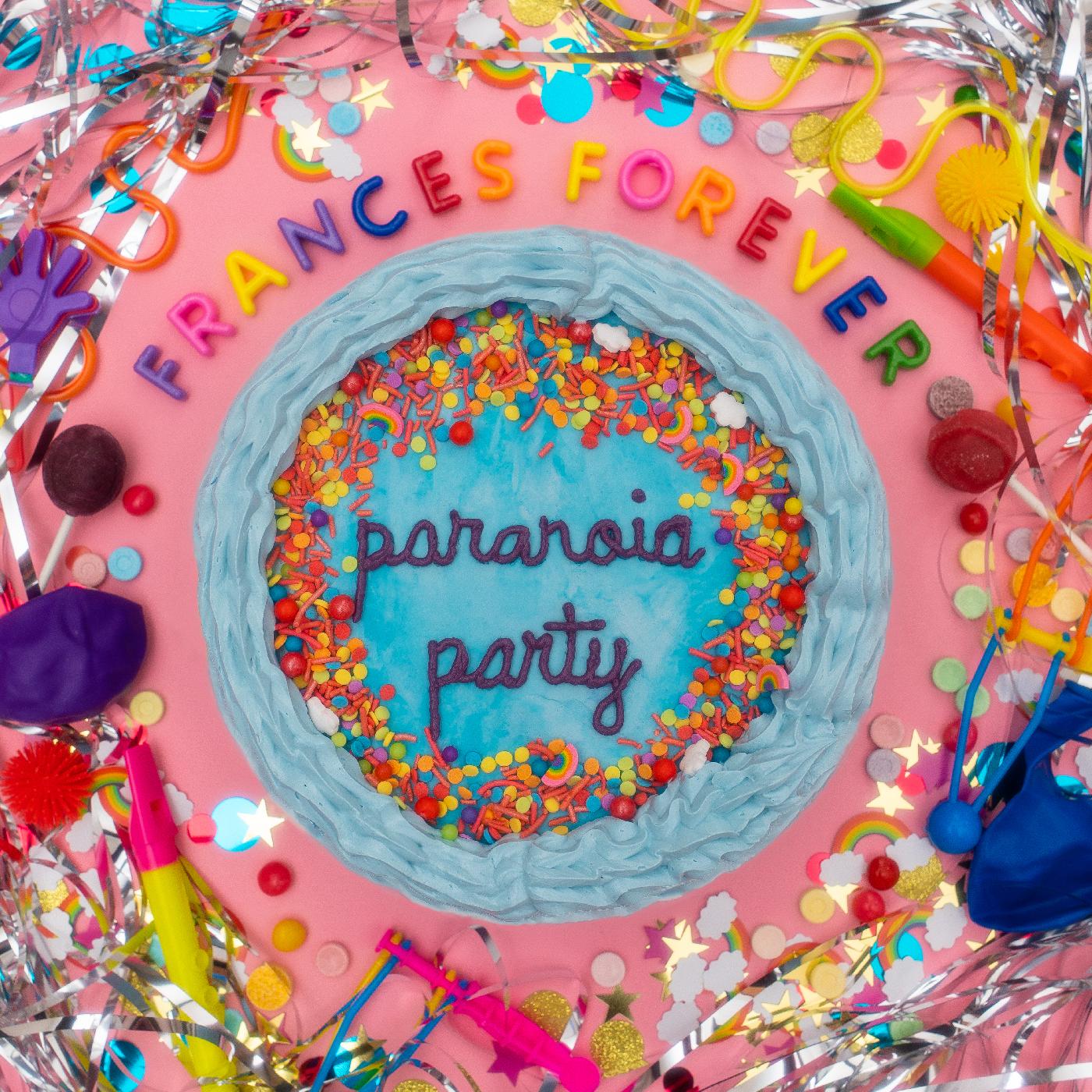 Frances Forever - Paranoia Party EP (BABY BLUE VINYL) Vinyl LP Baby Blue Color Vinyl, Print Insert