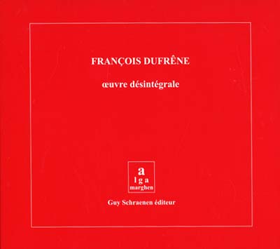 FRANÇOIS DUFRENE - Oeuvre Désintégrale CD 3CD Box