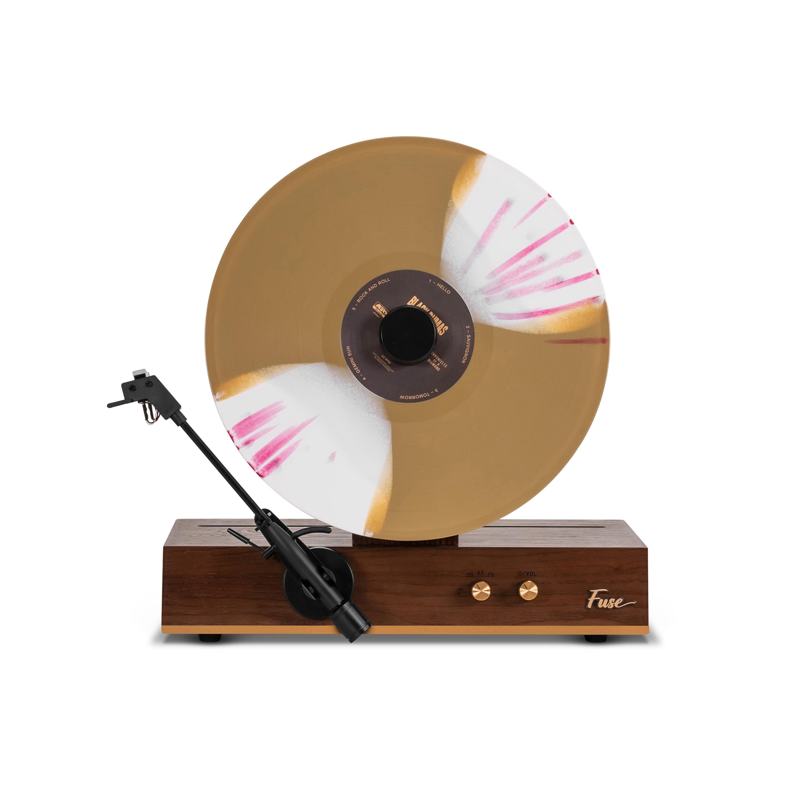 Fuse GLD Record Player Without Speakers