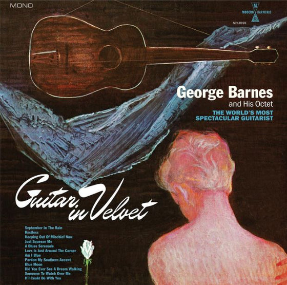 George Barnes - Guitar In Velvet (BLUE VINYL) Vinyl LP Blue Vinyl