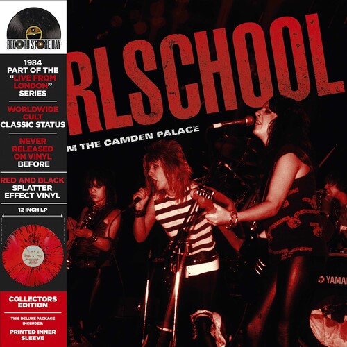 Girlschool - Live From the Camden Palace (Limited Edition, Red Colored Vinyl, Deluxe Edition, Remastered) Vinyl