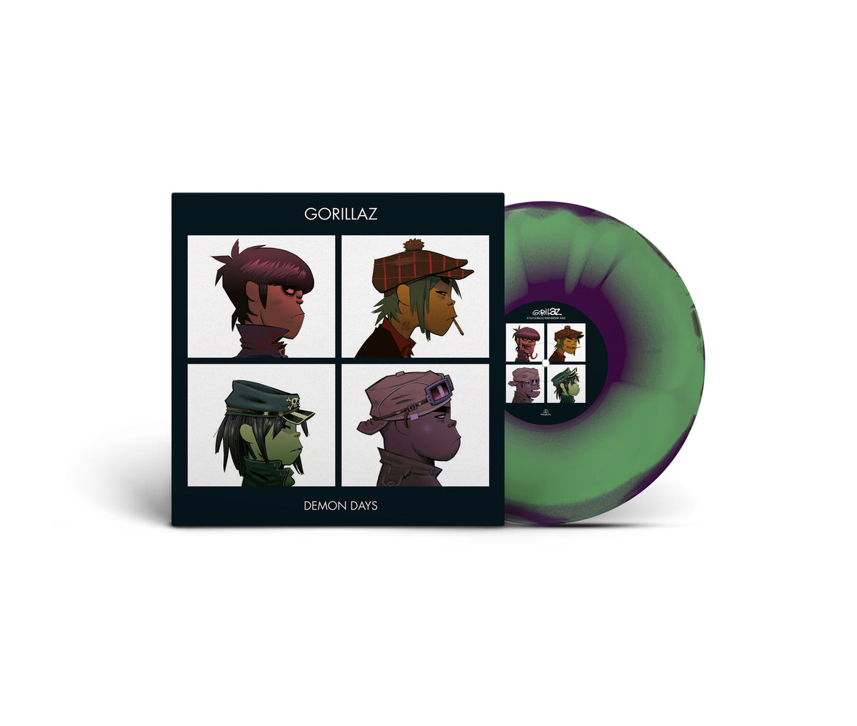 Gorillaz - Demon Days (Limited, Brick & Mortar Exclusive) [Half-Speed Mastered] [Green, Purple, And Red Vinyl] Vinyl