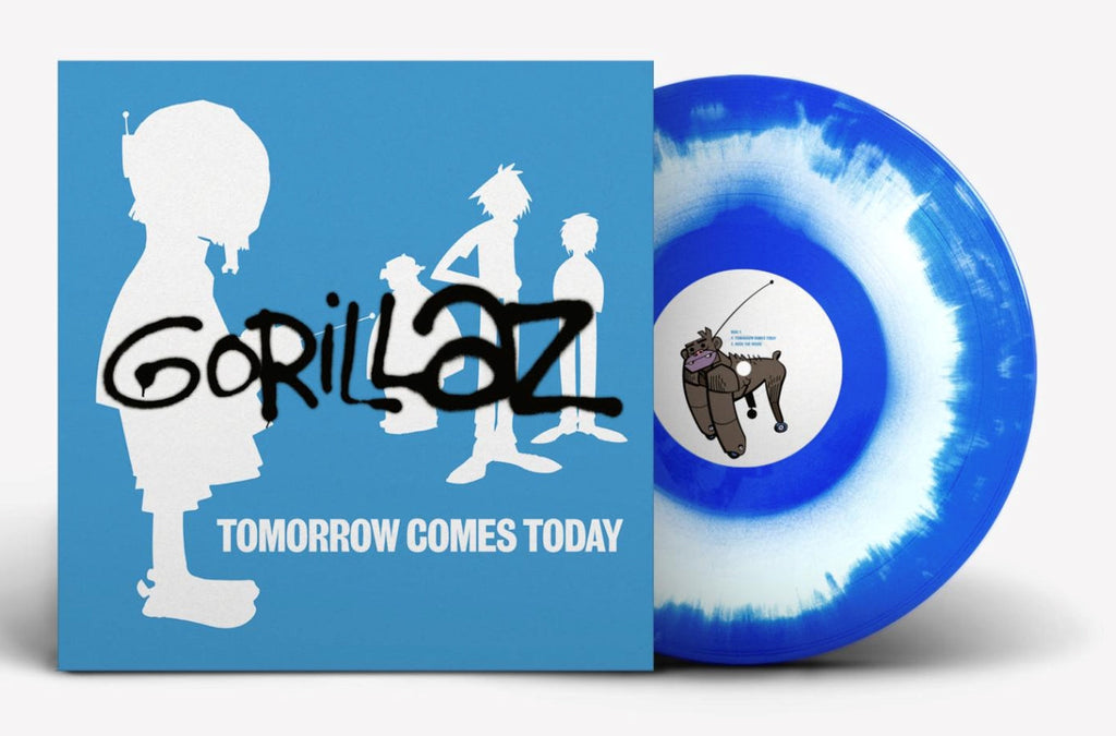 Gorillaz - Tomorrow Comes Today Ep (White/Blue Color-In-Color Vinyl) Vinyl