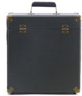 GPO - GPO Retro SWB18GB 12 " Vinyl Record Case 35 Count Capacity Removable Lid - Rustic Green with Black Interior) Vinyl Accessories