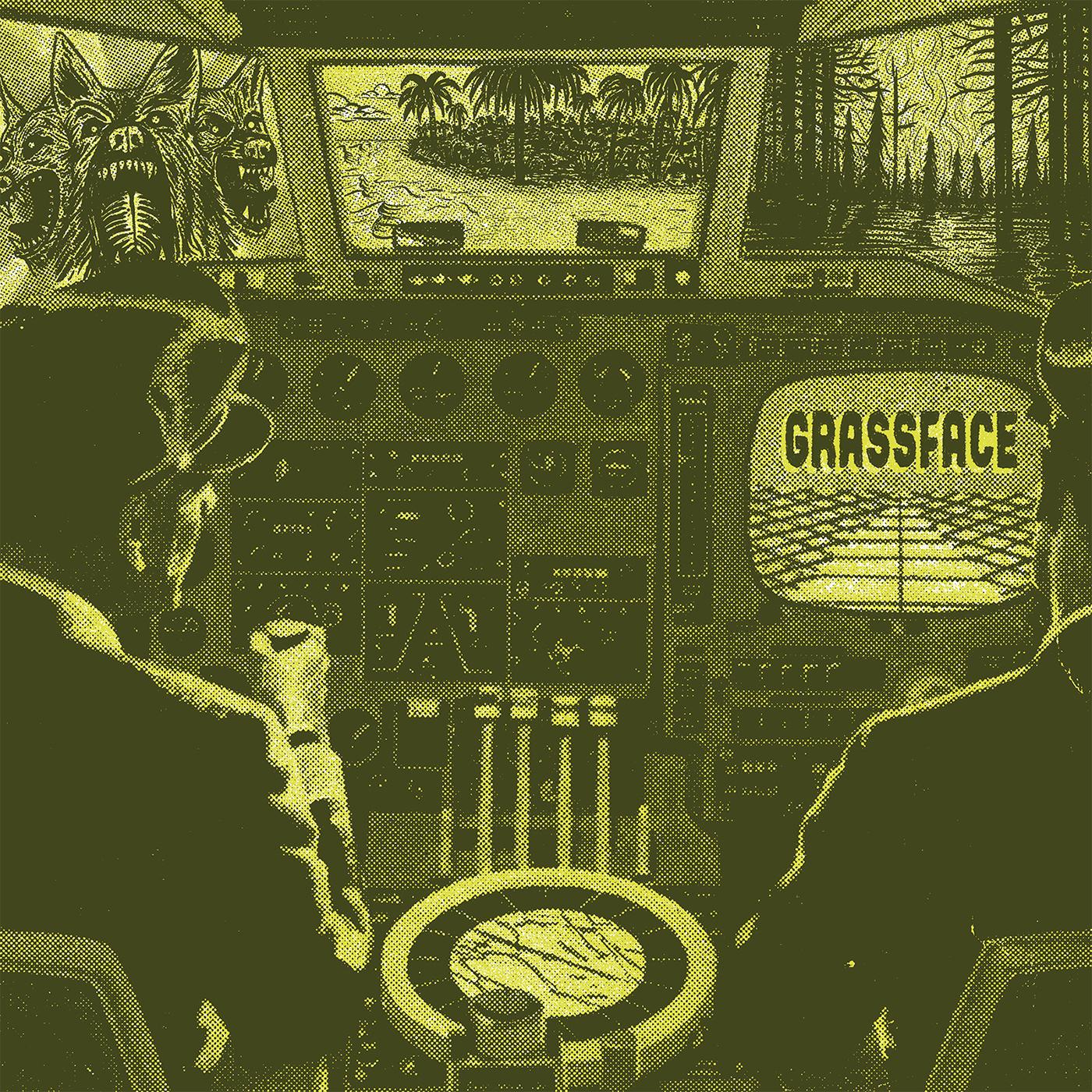 Grassface - Skinwalker Vinyl EP Screen Printed B-Side