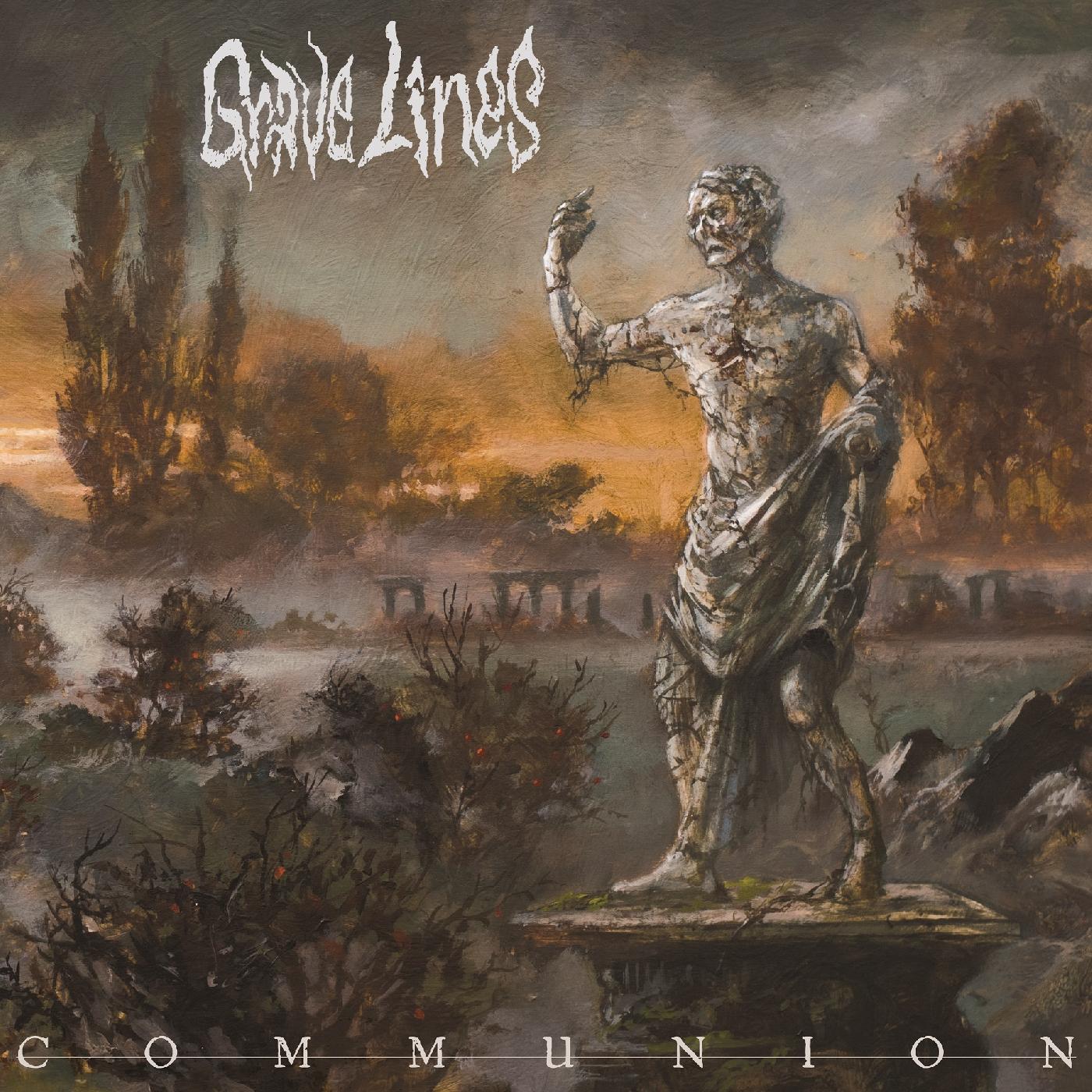 Grave Lines - Communion (BLACK & WHITE SMOKE VINYL) Vinyl LP BLACK/WHITE SMOKE EFFECT VINYL [w/ download card]