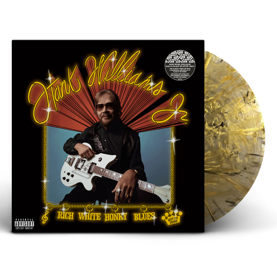Hank Williams Jr. - Rich White Honky Blues [Explicit Content] (Colored Vinyl, Gold & Black Splatter, Indie Exclusive) Vinyl