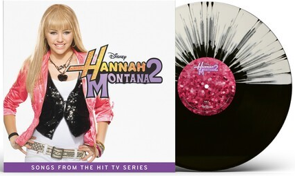 Hannah Montana - Hannah Montana 2 (Original Soundtrack) (Split Black/White Splatter Colored Vinyl) Vinyl