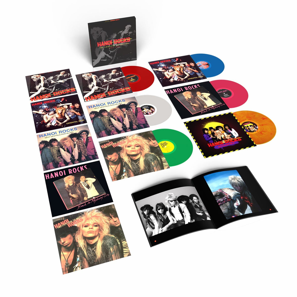 Hanoi Rocks - The Complete Collection (1981-1984) [Multicolor Vinyl] [6LP] Vinyl