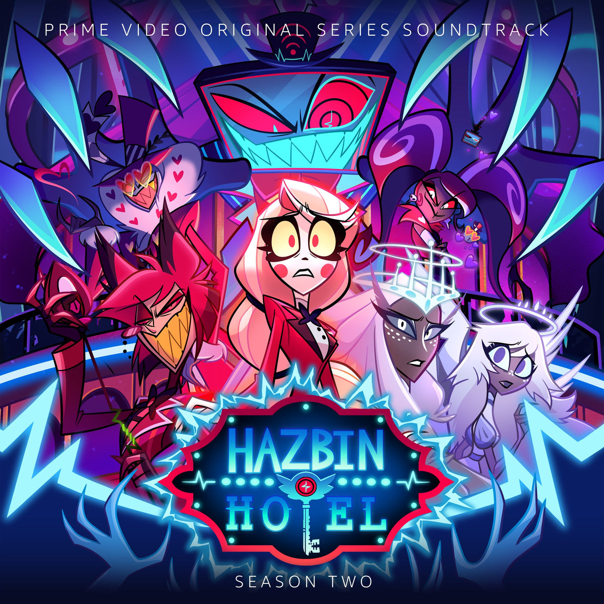 Hazbin Hotel - Hazbin Hotel: Season Two (Original Soundtrack) (Indie Exclusive Voxtek Splatter Vinyl) Vinyl
