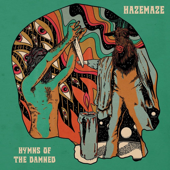 HAZEMAZE - Hymns Of The Damned (Red Splatter Transparent Vinyl) Vinyl LP