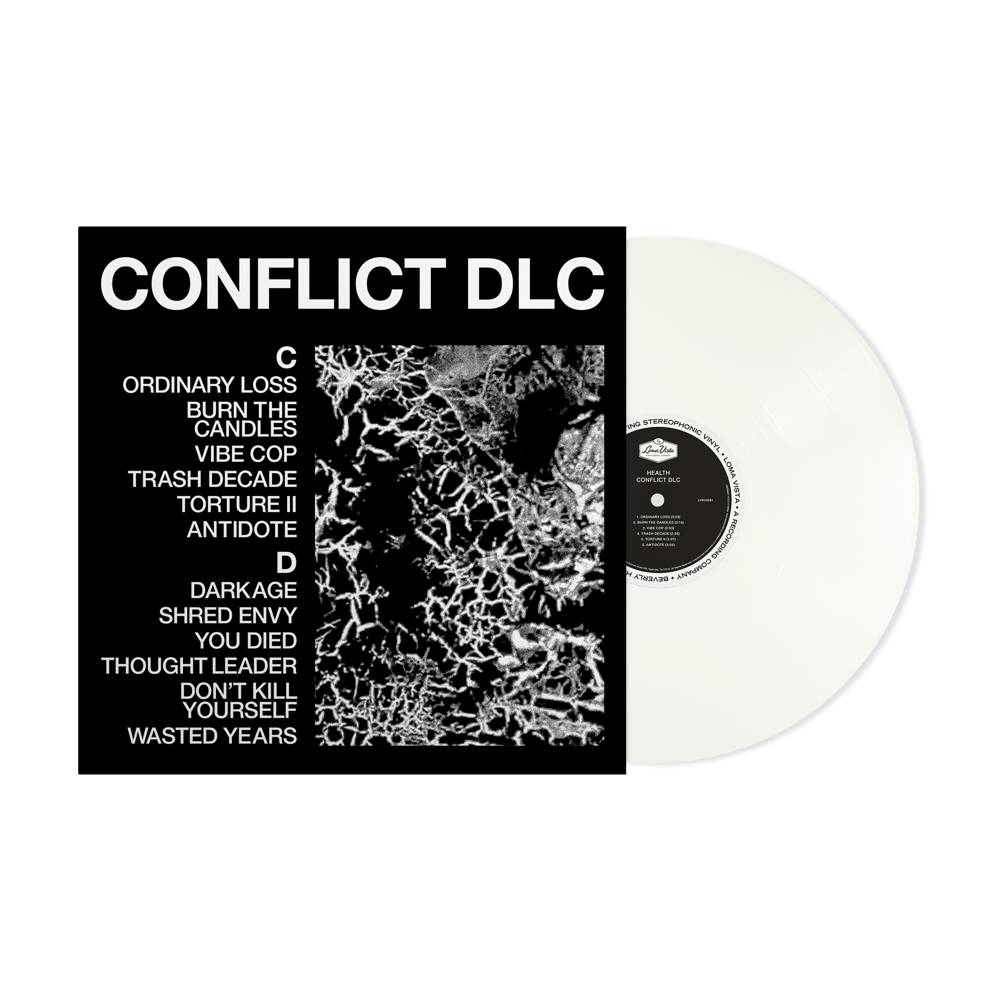 Health - Conflict Dlc (Indie Exclusive) [White] [Signed Insert] Vinyl