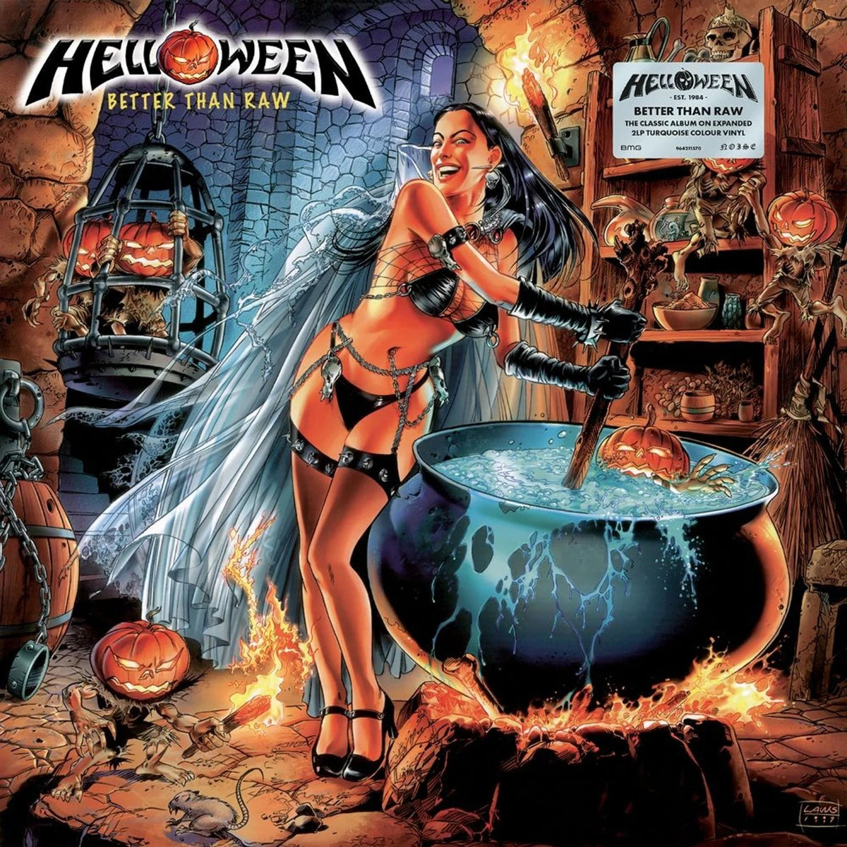 Helloween - Better Than Raw [Turquoise 2LP] Vinyl