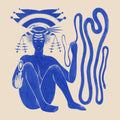 Hiatus Kaiyote - Love Heart Cheat Code (BLUE VINYL) Vinyl LP, Blue Vinyl, Printed Inners with Lyrics [w/ download card]