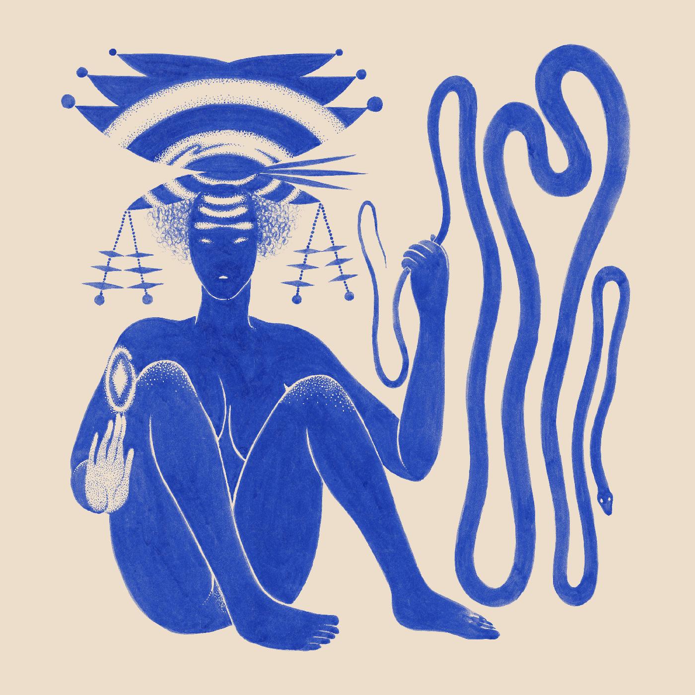 Hiatus Kaiyote - Love Heart Cheat Code (BLUE VINYL) Vinyl LP, Blue Vinyl, Printed Inners with Lyrics [w/ download card]