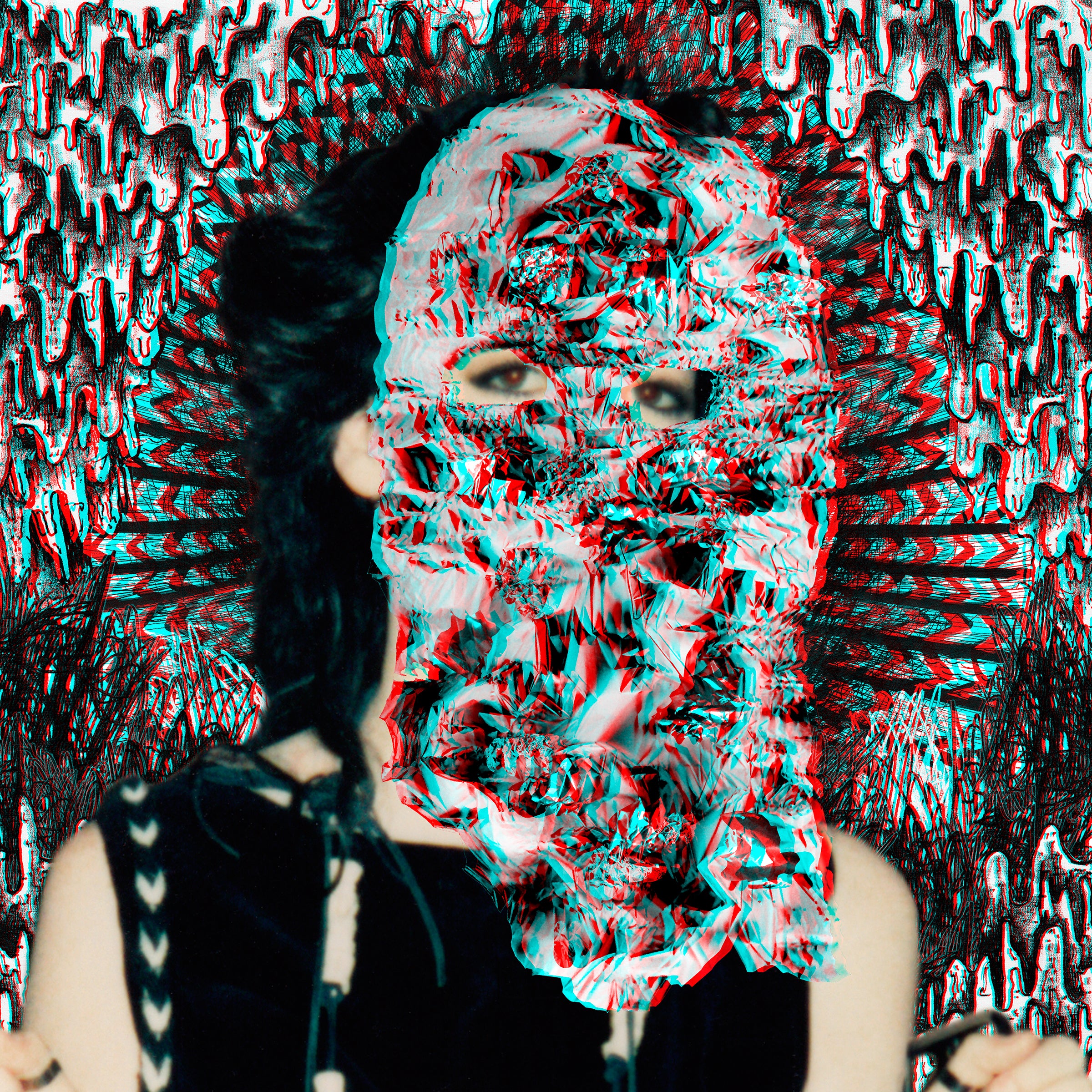 Icky Blossoms - Mask (WHITE VINYL) Vinyl LP white Vinyl, 3D glasses