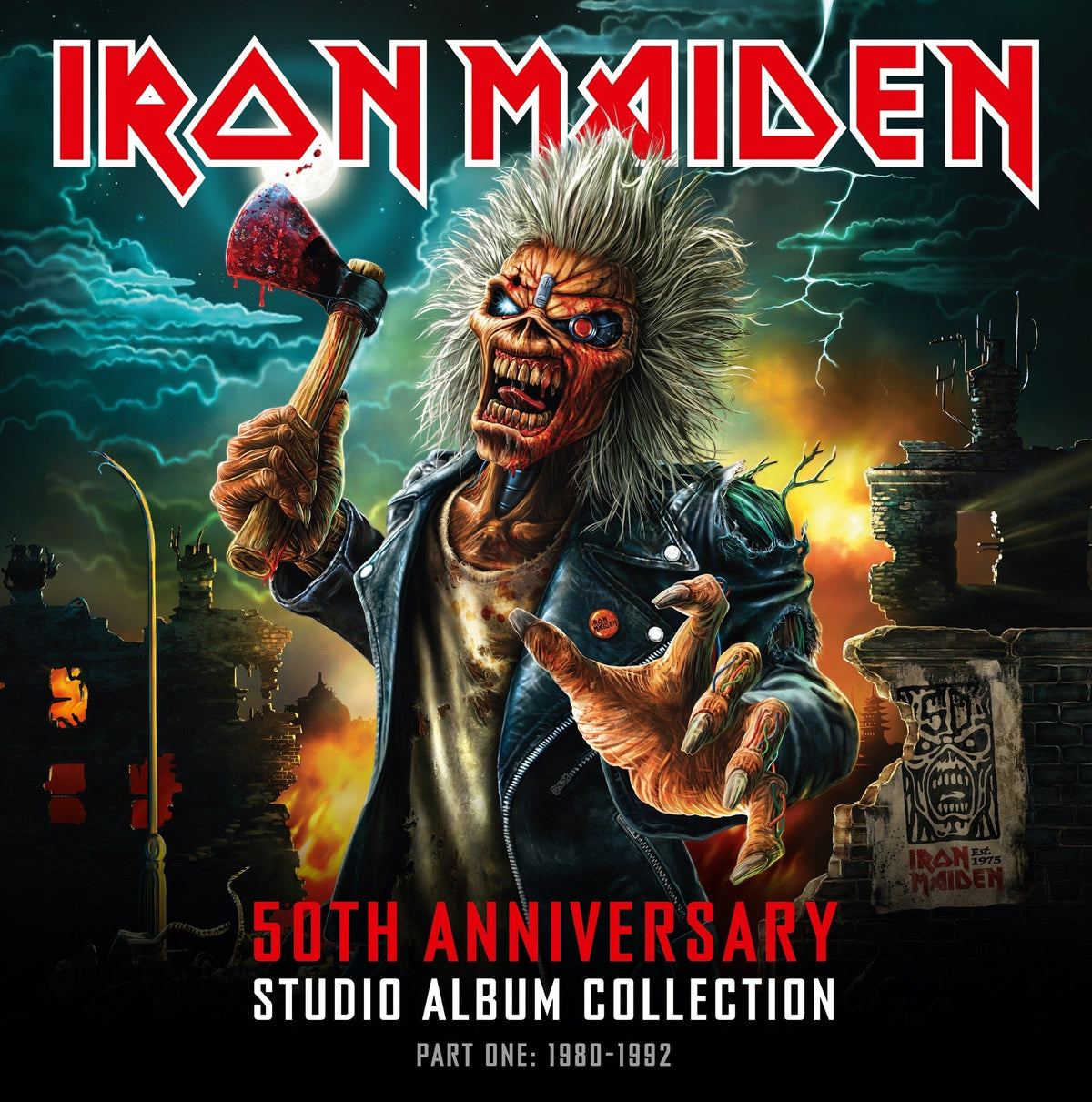 Iron Maiden - 50th Anniversary Studio Album Collection - Part One: 1980-1992 (Limited Edition, Multicolor 10 Lp's, Box Set) Vinyl