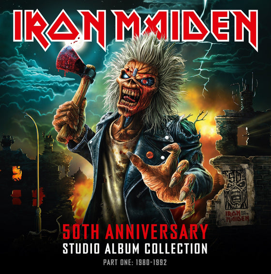 Iron Maiden - 50th Anniversary Studio Album Collection - Part One: 1980-1992 (Limited Edition, Multicolor 10 Lp's, Box Set) Vinyl