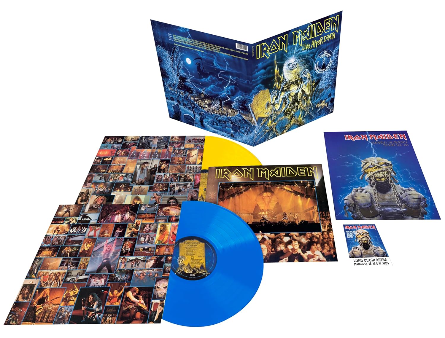 Iron Maiden - Live After Death: 40th Anniversary Edition (Limited Collector's Edition, Blue & Yellow Colored Vinyl) (2 Lp's) Vinyl