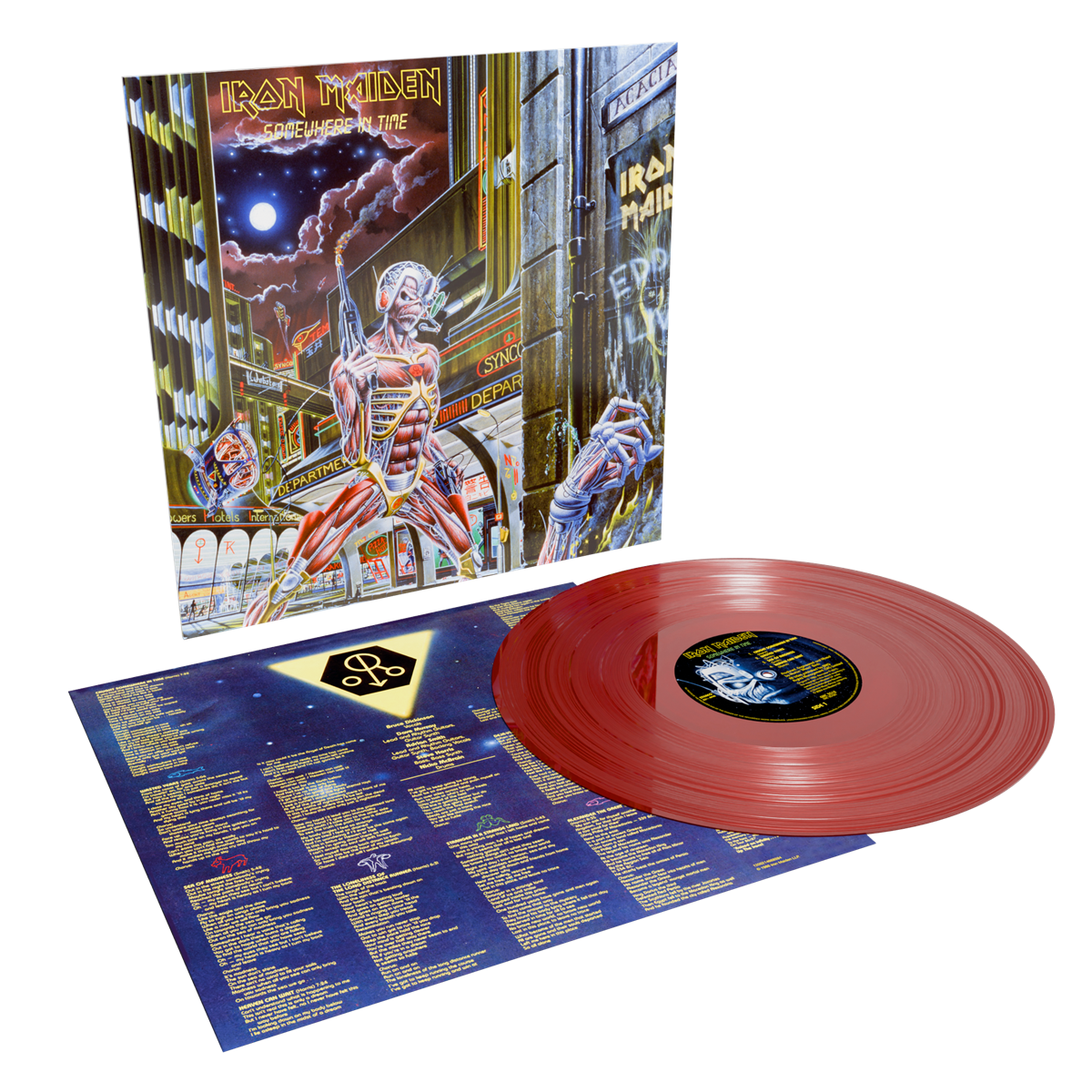 Iron Maiden - Somewhere in Time (40th Anniversary Edition) [Oxblood Red Colored Vinyl] Vinyl