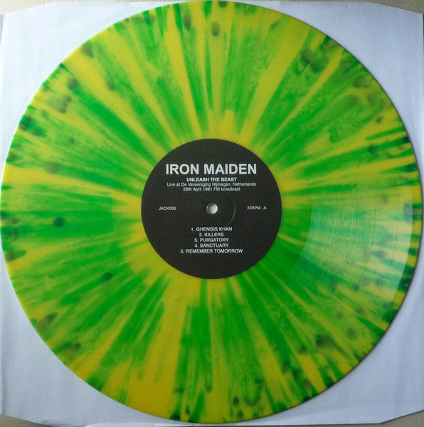Iron Maiden - Unleash The Beast: Live At De Vereeniging Nijmegen, Netherlands 1981 (Limited Edition, Green & Yellow Splatter Colored Vinyl) [Import] Vinyl