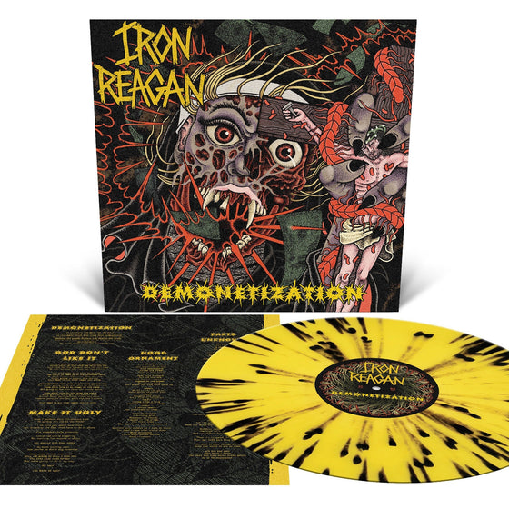 Iron Reagan - Demonetization (Indie Exclusive) [Canary Yellow With Splatter] Vinyl
