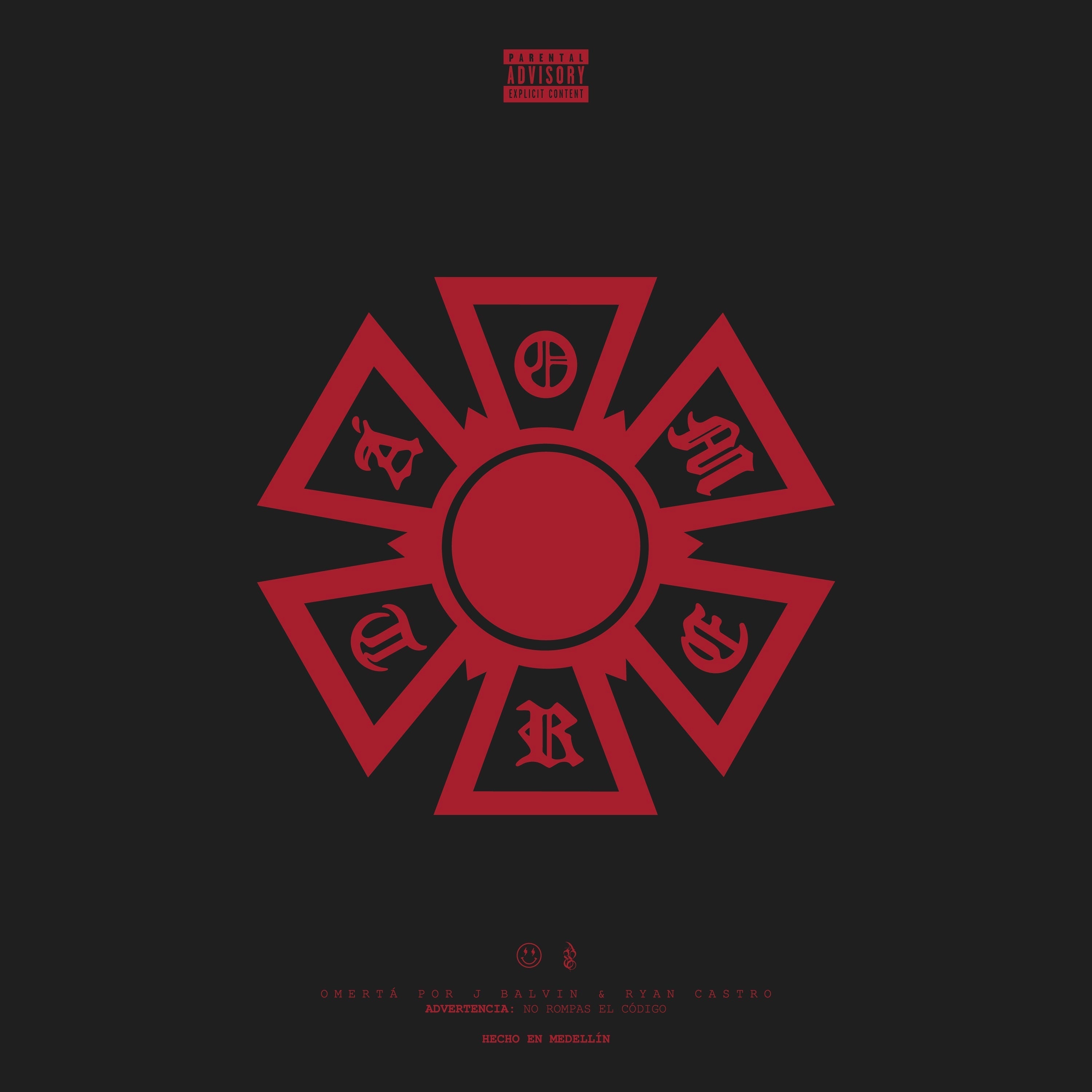J Balvin & Ryan Castro - Omertá [Red] Vinyl