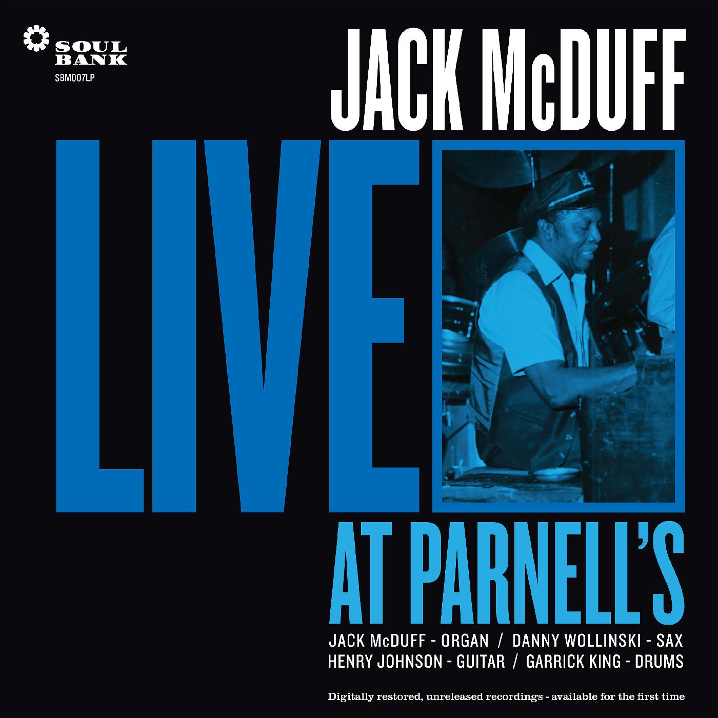 Jack McDuff - Live at Parnellâ€™s CD 2CD