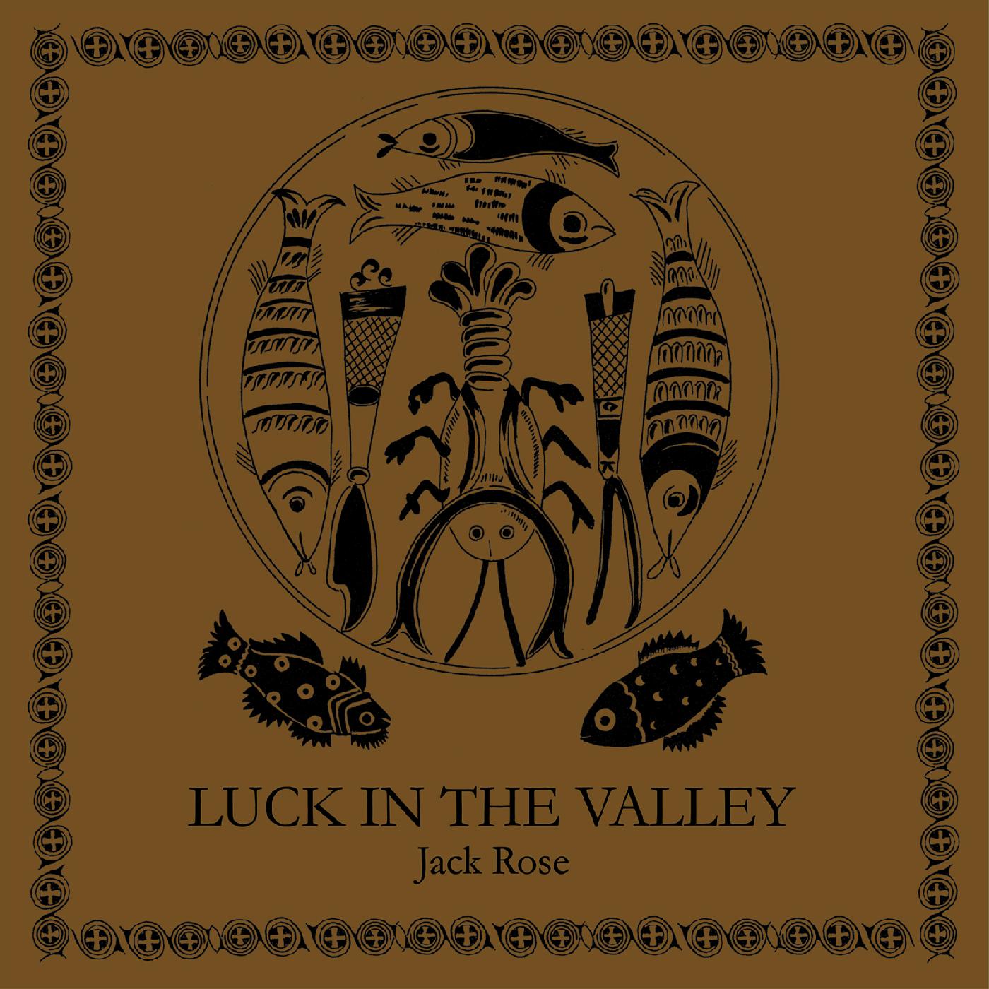 Jack Rose - Luck in the Valley (BROWN VINYL) Vinyl LP version is presented in an old-style tip-on Jacket with special linen paper and custom print adhe